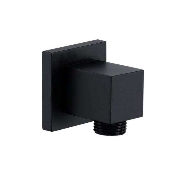 Herzi dušiväljund 1/2" seinast SQ, must UH12214B