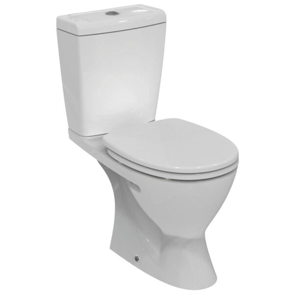WC pods IDEAL STANDART EUROVIT Horizontāls izvāds, balts, Soft Close Duroplast vāks, W328701